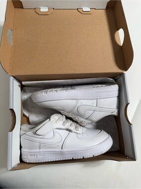 Toddler Nike Air Force One White Low-Top Sneakers | 10C
